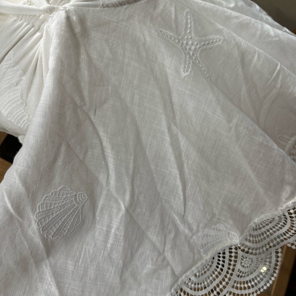 Waimari Panarea White Off-Shoulder Blouse size small sold out on revolve - Picture 4 of 12